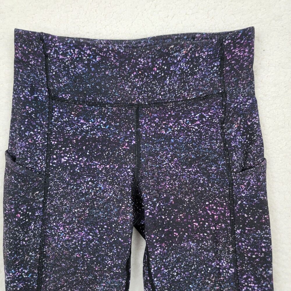 Lululemon Speed Up Crop 21” Inseam Size 4 Crystalline Multi Purple Galaxy W6AL4S